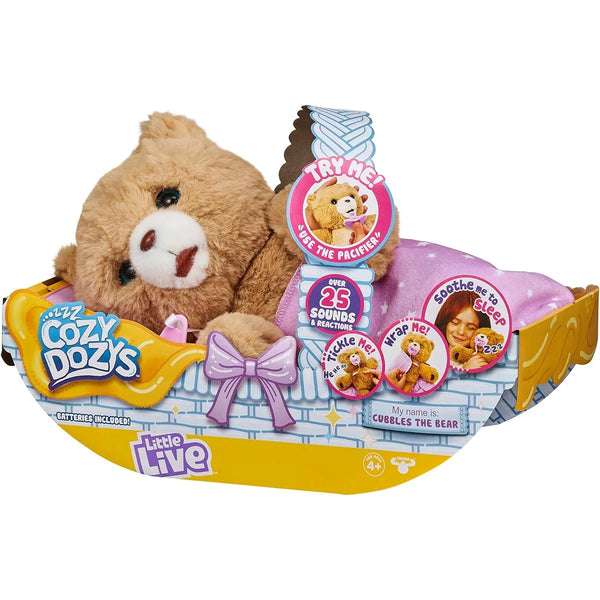 Little Live Pets Cozy Dozy Cubbles The Bear Peluche Interactivo 25 Sonidos