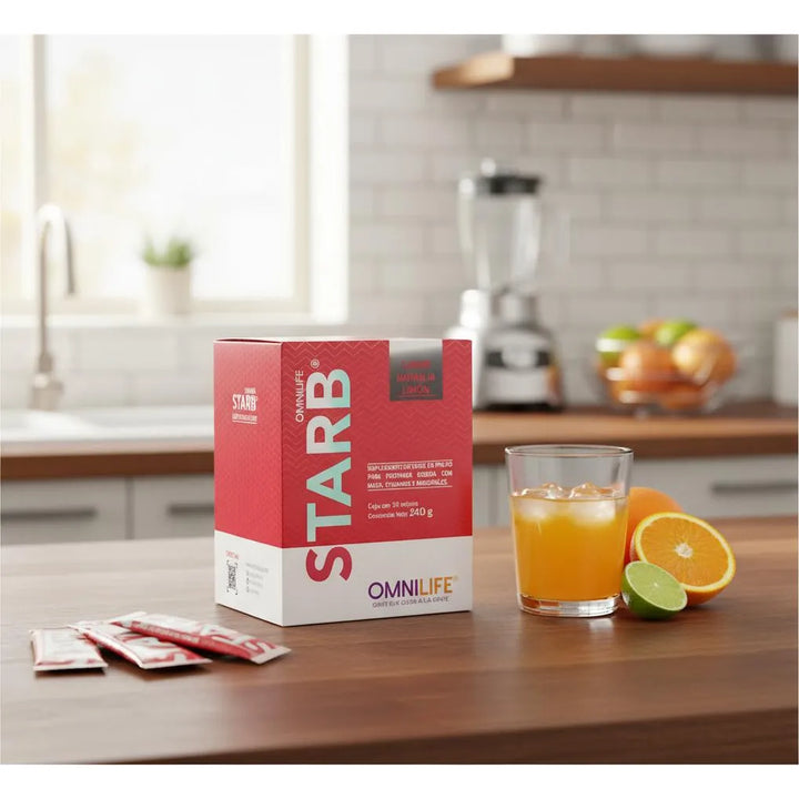 Starbien Omnilife X  30 Sobres  Naranja Limón - Imagen 3