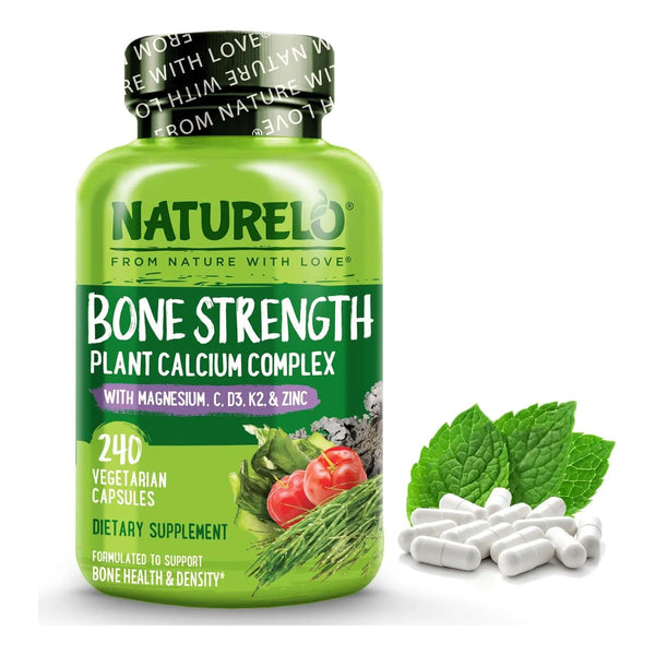 Calcio 600 Mg Vitamina C D3 K2 Magnesio Zinc 240 Cápsulas Na - Imagen 1