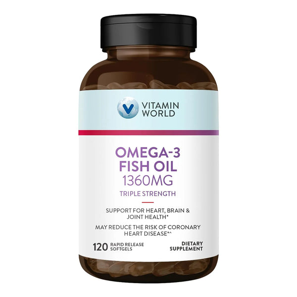 Aceite De Pescado Omega 3 Triple Potencia 1360 Mg 950 Mg Epa - Imagen 1