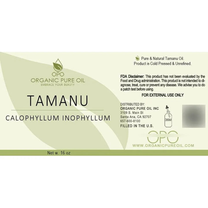 Aceite De Tamanu Puro Orgánico Prensado En Frío 473 Ml Hidra Fragancia - Imagen 2