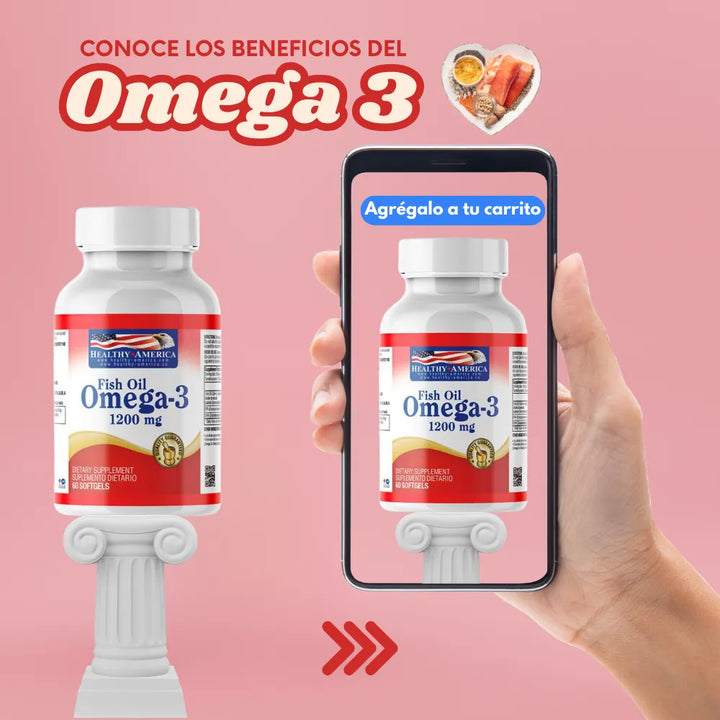 Omega 3 Fish Oil 1200mg X 60 - Imagen 3