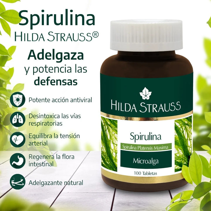 Spirulina Hilda Strauss® Alga Alimenticia - Imagen 3