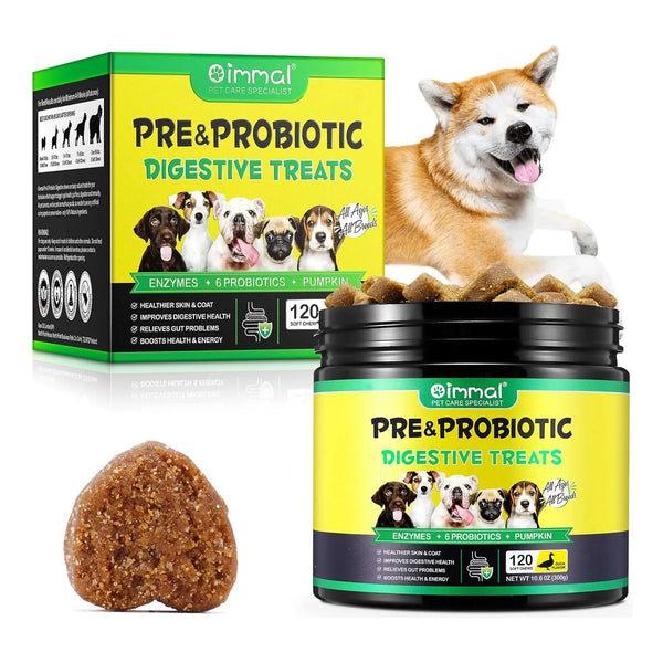 Golosinas Masticables Probióticas Para Perros 120 Unidades Salud Digestiva