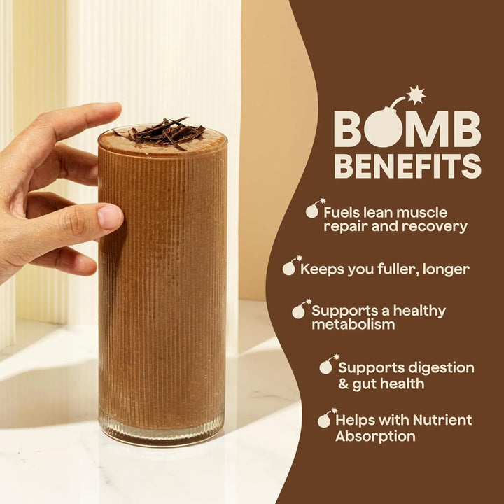 Bolas Energéticas De Proteína Sabor Chocolate Energía Instan - Imagen 3