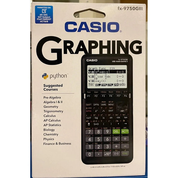 Calculadora Casio Fx-9750giii Graficadora Y Programable Color Negro - Imagen 5