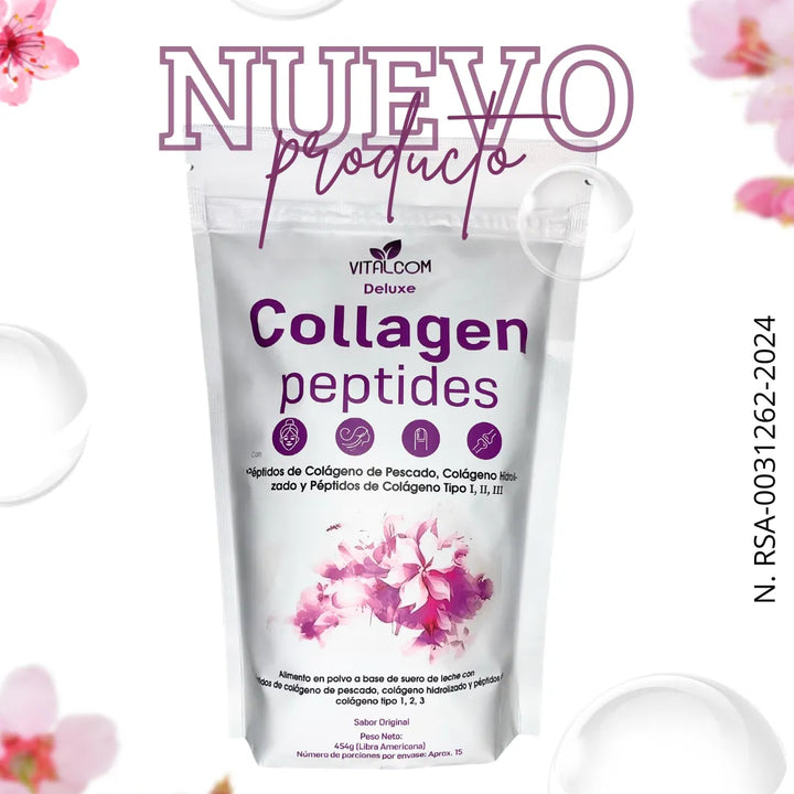 Multi Collagen Peptides En Polvo Invima 454gr Natural - Imagen 3
