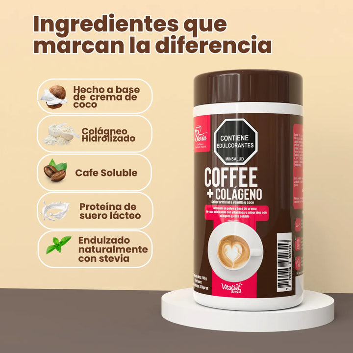 Coffee Plus Vitaliah Colágeno Hidrolizado X3 - Imagen 4