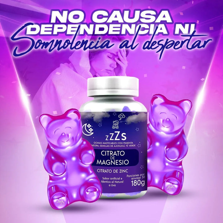 Gomas Para Dormir Sueño Profund Uva - Imagen 5