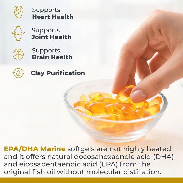 Aceite De Pescado Omega 3 Epa Dha Natural En Cápsulas Blanda - Imagen 4