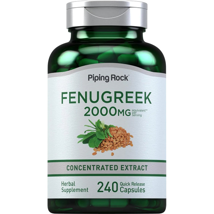 Semillas De Fenogreco 2000 Mg 240 Cápsulas Extracto De Hierb - Imagen 1