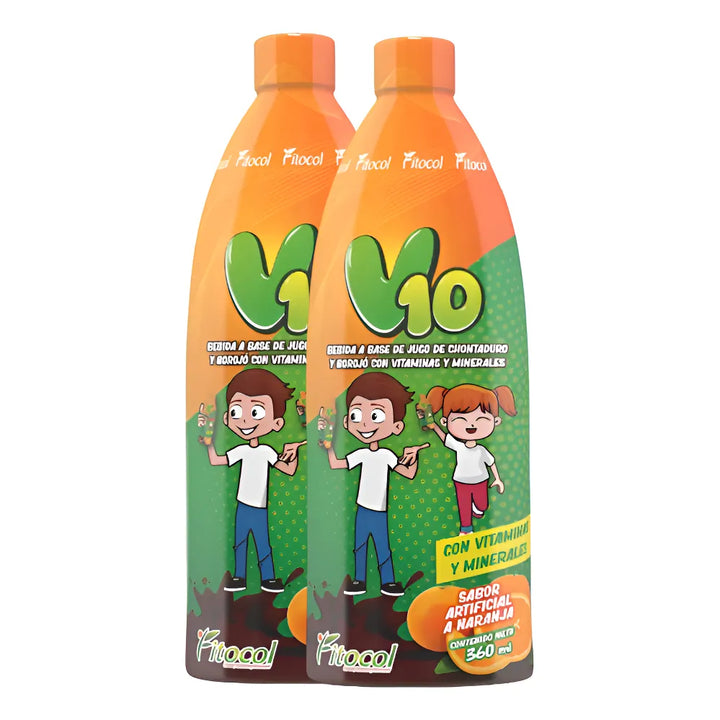 2 V10 Apetito Vitaminas Niños Naranja - Imagen 1