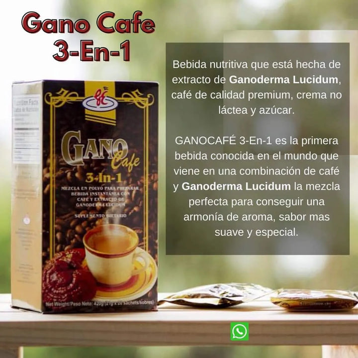Gano Café 3en1 - G A $4524 Cappuccino - Imagen 2