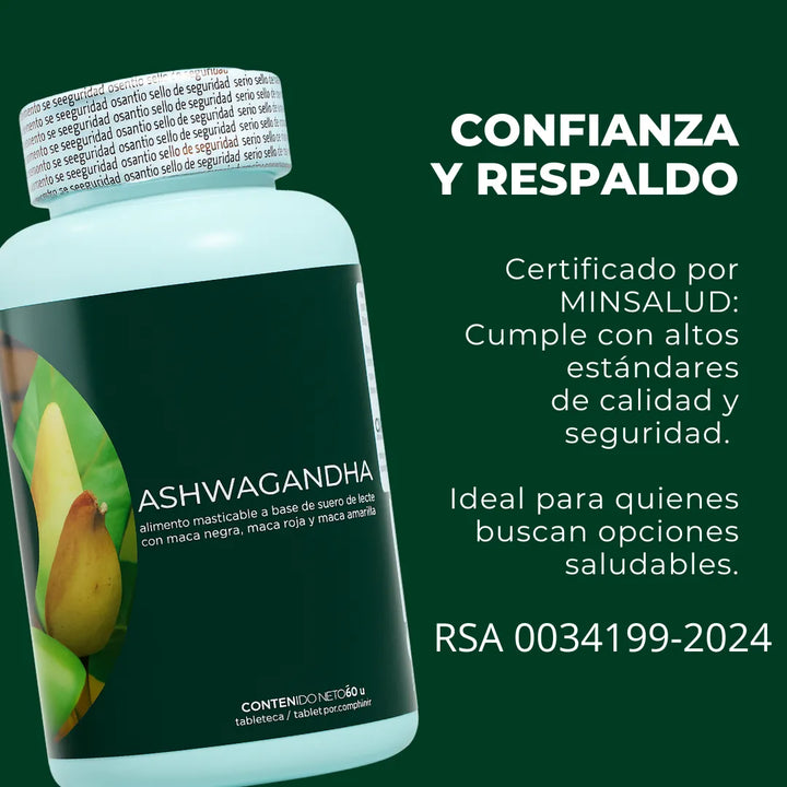 Ashwagandha Capsulas Organica Suplemento Natural Estres N/a - Imagen 7