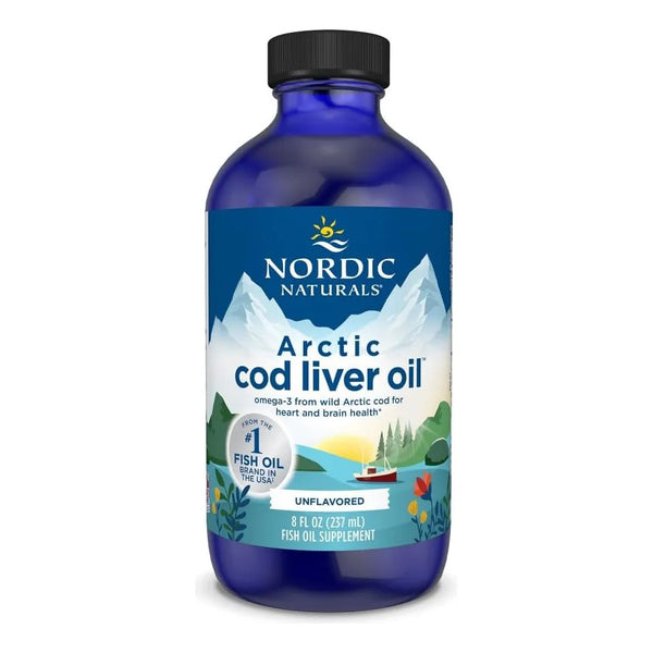 Aceite De Hígado De Bacalao Nordic Naturals Para Corazón Cerebro Y Bienestar Óptimo