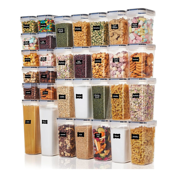 Juego De 32 Recipientes Hermeticos Vtopmart Organiza Y Conserva Alimentos