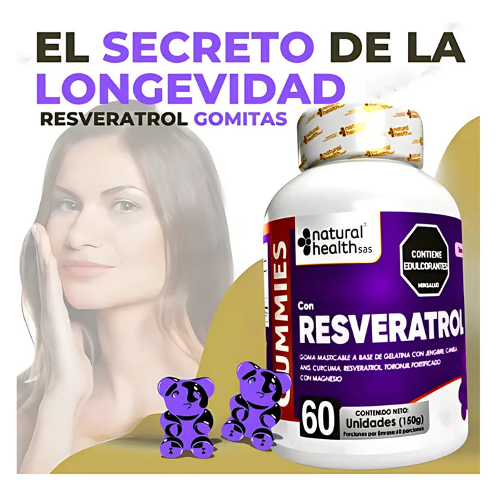 Gomas Resveratrol + Magnesio - Imagen 2