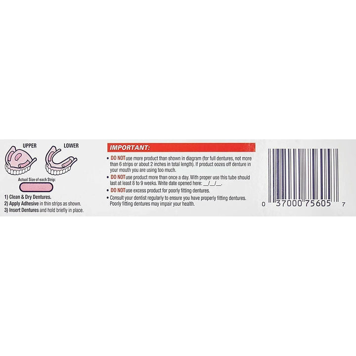 Adhesivo Dental Fixodent Ultra Max Hold 62 Gramos Paquete 7 - Imagen 3
