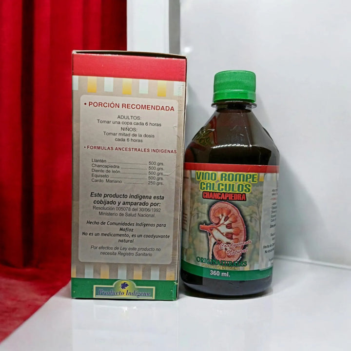 Rompe Calculos Chancapiedra 360 Ml Natural - Imagen 3