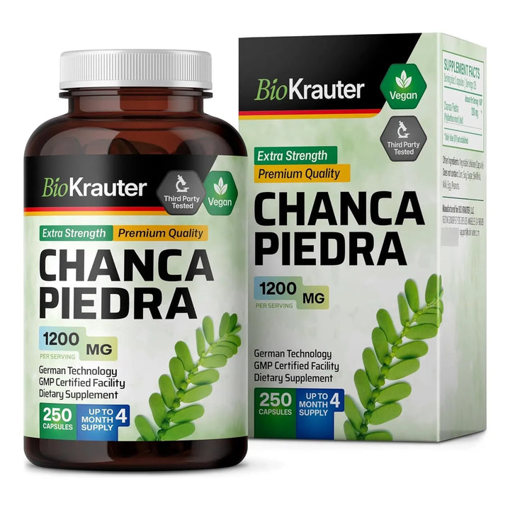 Cápsulas Chanca Piedra 1200 Mg 250 Unidades Limpieza Renal S - Imagen 9