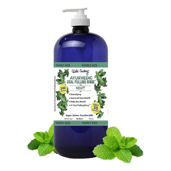 Aceite Orgánico Menta Enjuague Bucal Refrescante Blanqueador - Imagen 1