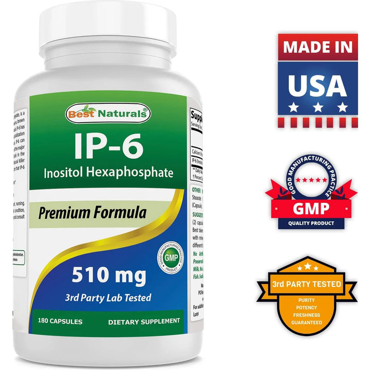 Ip6 510 Mg 180 Cápsulas Antioxidante Natural Para Apoyo Inmu - Imagen 7