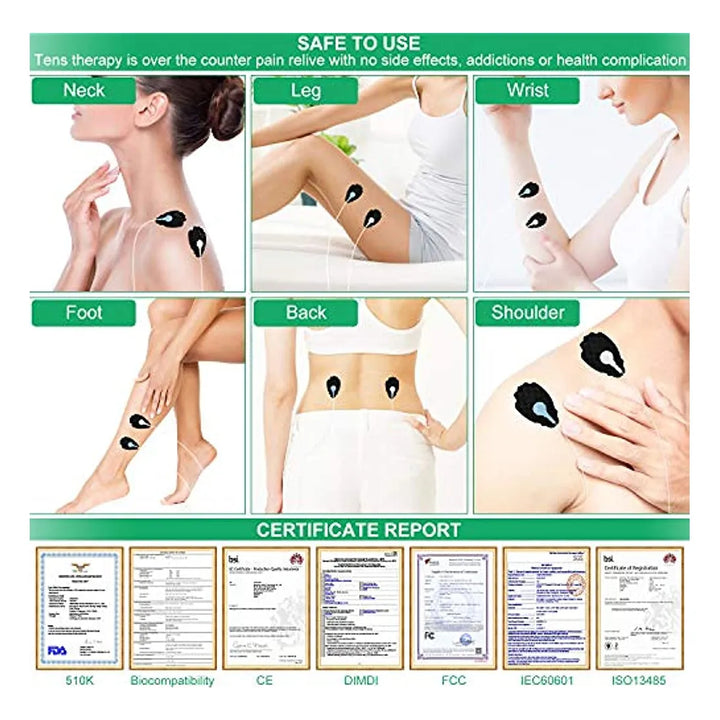 Belifu Dual Channel Tens Ems Unit 24 Modos Estimulador Muscu - Imagen 3