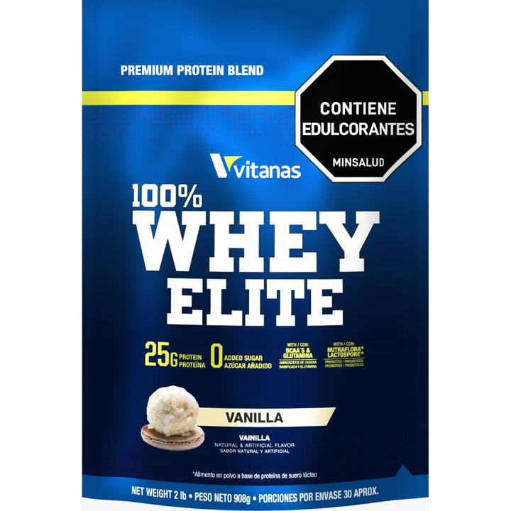 Proteina 100% Whey Elite 2 Lb - Imagen 3
