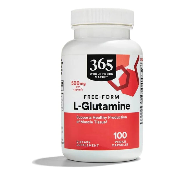 L-glutamina 500 Mg Cápsulas Vegetarianas 100 Contenido - Imagen 1