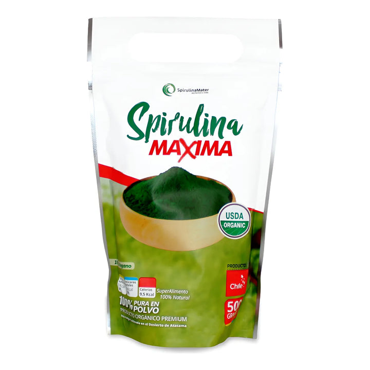 Espirulina En Polvo 500 G Premium Sin Sabor - Imagen 1