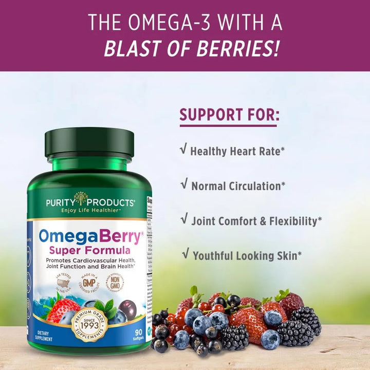 Aceite De Pescado Omegaberry Con Vitamina D3 Fórmula Orgánic - Imagen 5