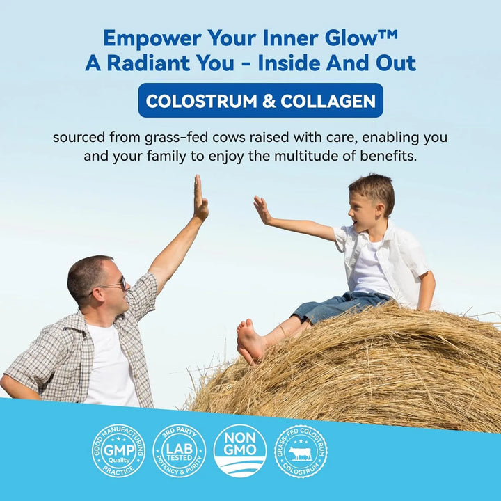 Calostro Bovino Colágeno En Polvo Salud Intestinal Apoyo Inm - Imagen 7