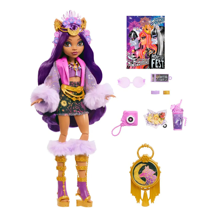 Monster High Muñeca Clawdeen Festival Del Terror - Imagen 3