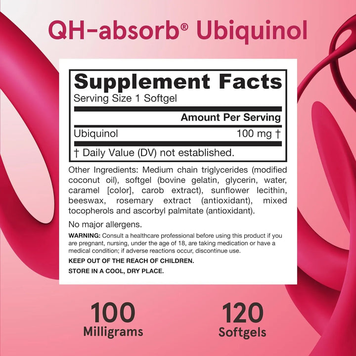 Qh-absorb 200 Mg Maxima Absorcion Jarrow Formulas 120 Cap - Imagen 7