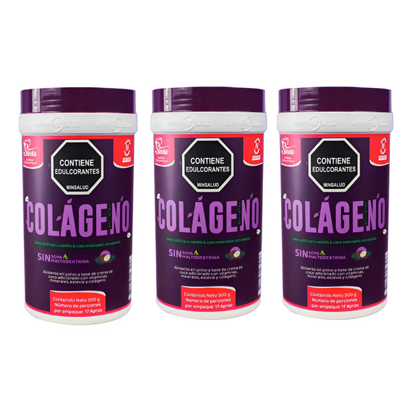 Colágeno Nutrition Factory Vainilla X3  500g - Imagen 1