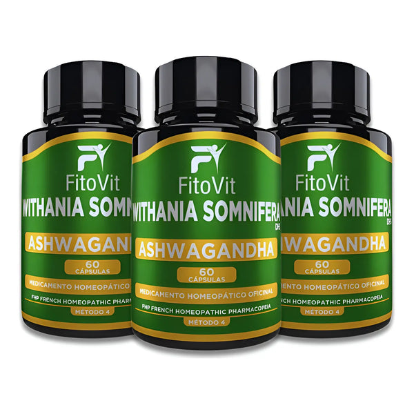 Ashwagandha Organica Y Pura 500mg Por Capsula X3 Original - Imagen 1