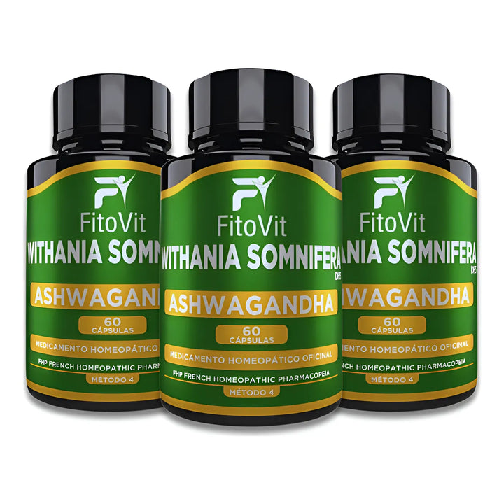 Ashwagandha Organica Y Pura 500mg Por Capsula X3 Original - Imagen 1