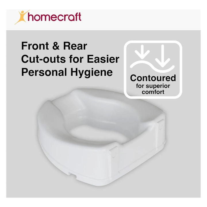 Asiento Elevado Para Inodoro Con Bloqueo En Estándar, 10 Cm - Imagen 5