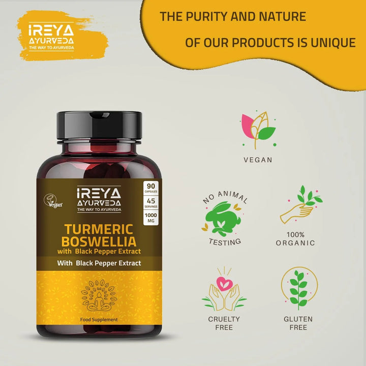 Cápsulas De Extracto De Boswellia Serrata 1000 Mg Con Curcum - Imagen 7