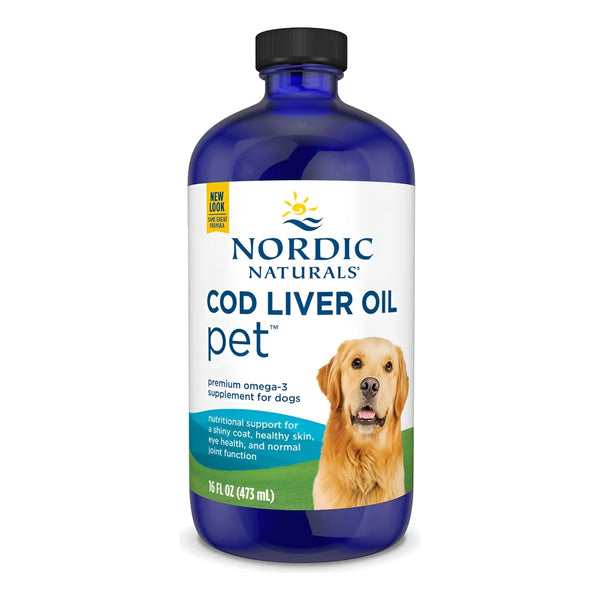 Aceite Hígado Bacalao Mascotas 473 Ml 1104 Mg Omega 3 Cuchar - Imagen 1
