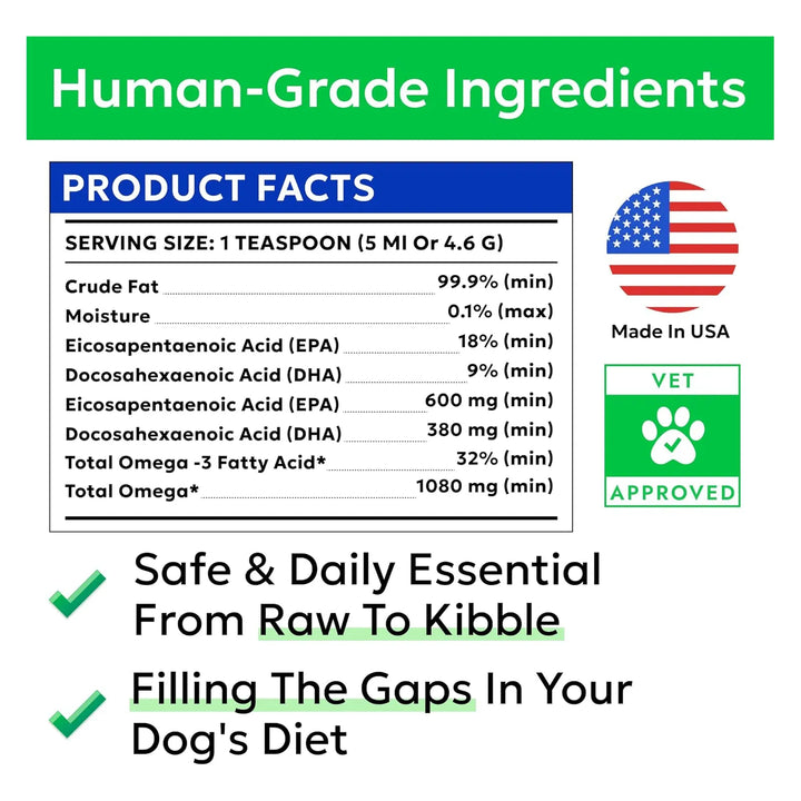 Aceite De Pescado Omega 3 Para Perros Y Gatos Con Aceite De - Imagen 4