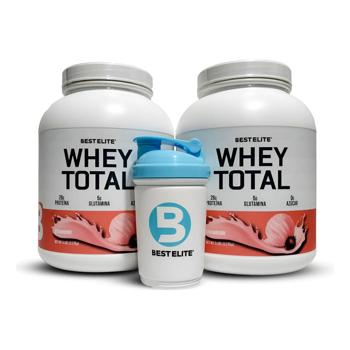 100% Whey Total 10 Lb De Best Elite 10lb 10 Libras Pure Protein Proteina Limpia - Imagen 1