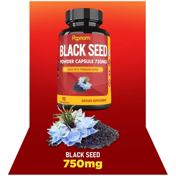 Cápsulas Pure Black Seed 750 Mg Inmunidad Digestión Piel Cab - Imagen 3