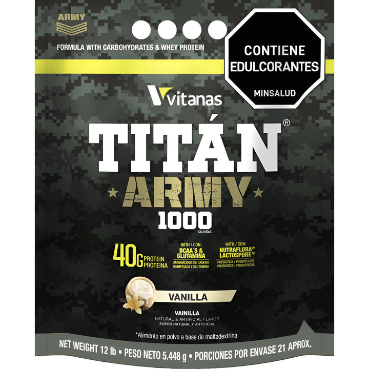 Proteina Titan Army Vitanas 12lbs - Imagen 1