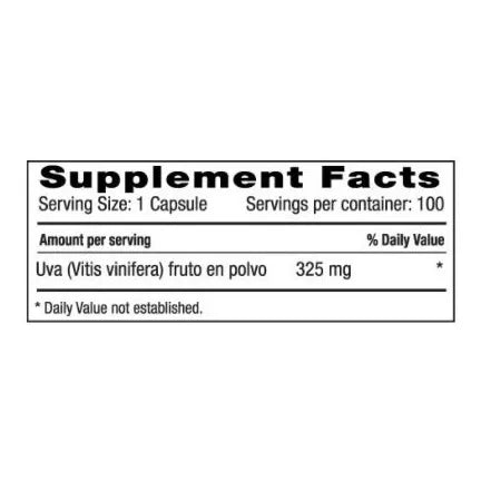 Resvertrol Complex 325 Mg Natu  Neutro - Imagen 2