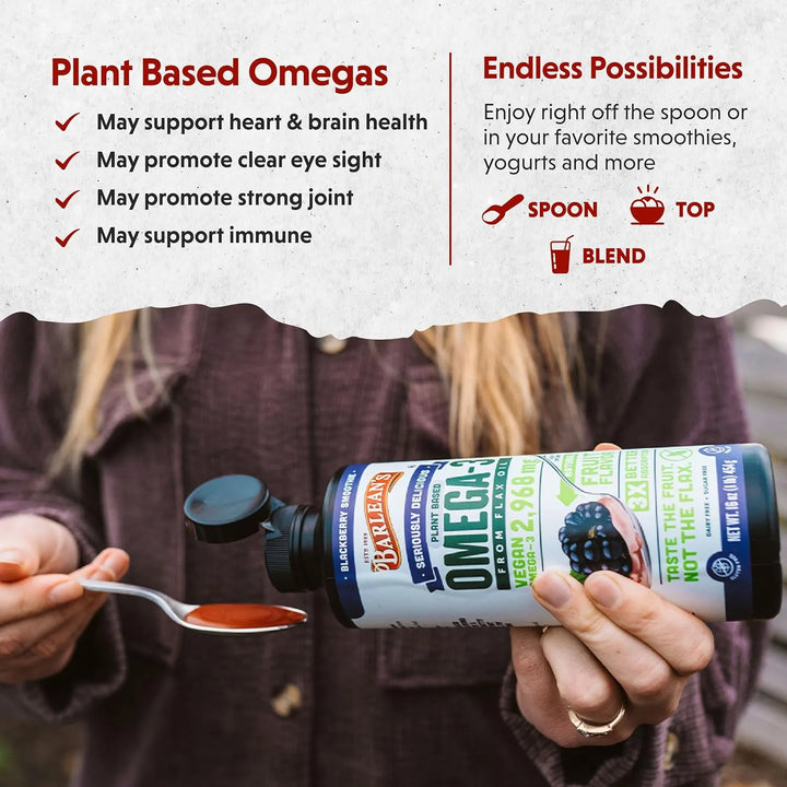 Aceite De Linaza 2968mg Omega 3 6 9 Organico Mora 1 Lb - Imagen 3