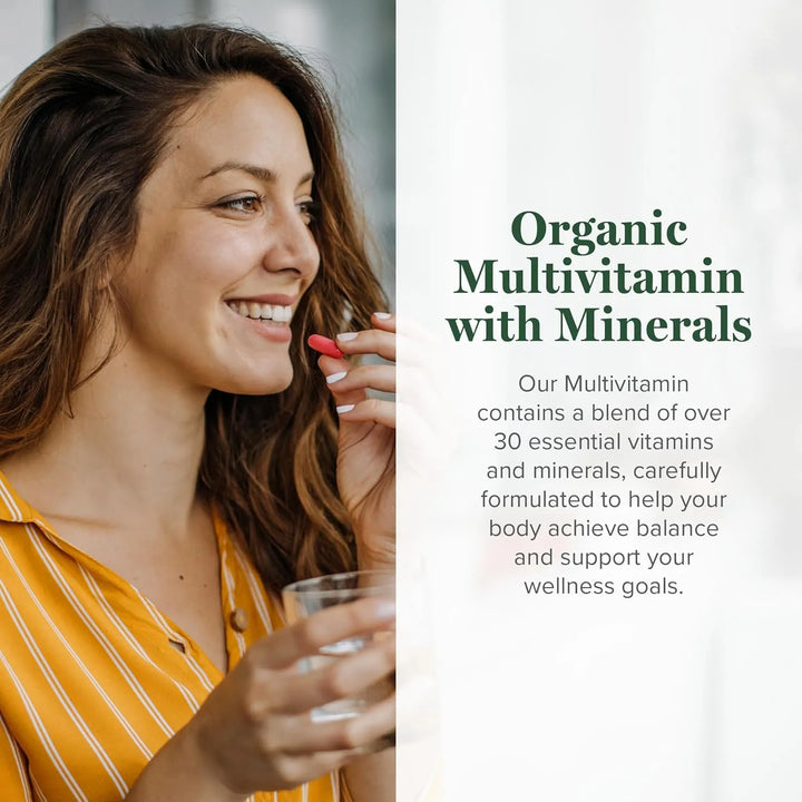 Multivitamínico Orgánico Para Mujeres Y Hombres Vitaminas A - Imagen 2