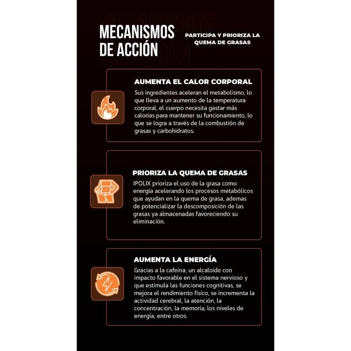 Ipolix X30 - Quemador De Grasa Sin Sabor - Imagen 4