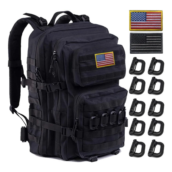 Mochila Táctica Militar Molle Mejorada Impermeable 40L Poliéster 600D