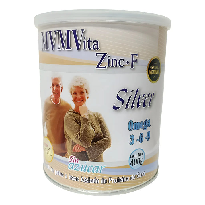 Vitazinc-f Silver ( Vitaminas Para Adultos Mayores) Vainilla - Imagen 1